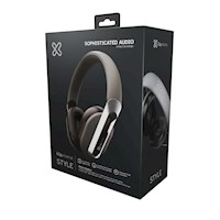 Audífonos Klip Xtreme KWH-750GR Bluetooth Diadema Gris Alta Calidad